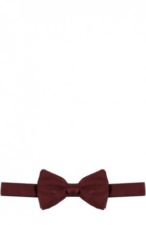 Шелковый галстук-бабочка Lanvin. Цвет: бордовый
