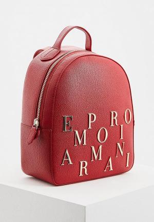 Рюкзак Emporio Armani. Цвет: красный