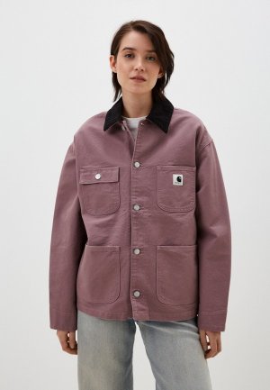 Куртка джинсовая Carhartt WIP. Цвет: розовый
