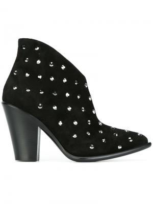 Декорированные ботинки Giuseppe Zanotti Design. Цвет: чёрный