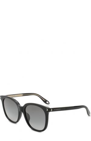 Солнцезащитные очки Givenchy. Цвет: черный