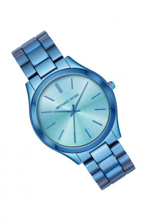 Наручные часы MICHAEL KORS. Цвет: голубой