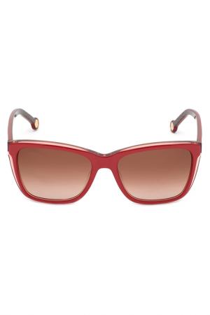 Солнцезащитные очки CAROLINA HERRERA. Цвет: красный