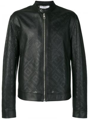 Куртка прямого кроя Versace Collection. Цвет: чёрный