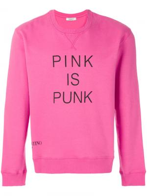 Толстовка Pink is Punk Valentino. Цвет: розовый и фиолетовый
