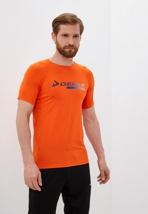 Футболка спортивная Demix. Цвет: оранжевый