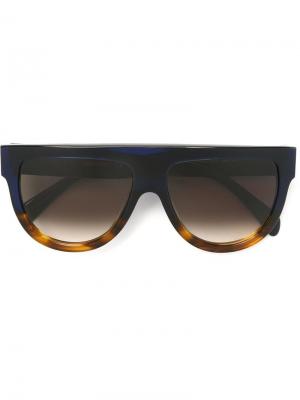 Солнцезащитные очки Shadow Céline Eyewear. Цвет: синий