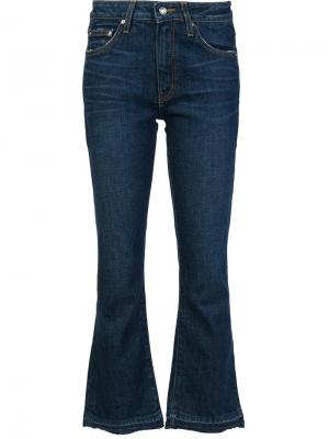 Расклешенные укороченные джинсы Derek Lam 10 Crosby. Цвет: синий