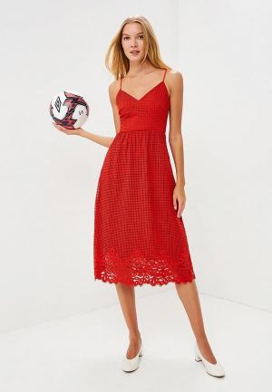 Платье Tommy Hilfiger. Цвет: красный