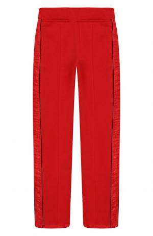 Хлопковые брюки Givenchy. Цвет: красный