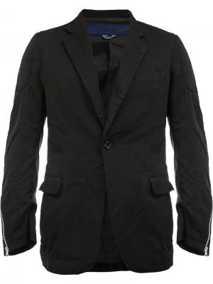 Пиджак с карманами клапанами Junya Watanabe Comme Des Garçons Man. Цвет: чёрный