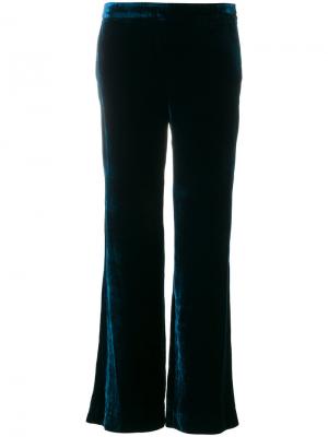 Бархатные широкие брюки  LAutre Chose L'Autre. Цвет: синий