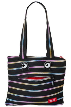 Сумка Monster Tote/Beach Bag ZIPIT. Цвет: черный