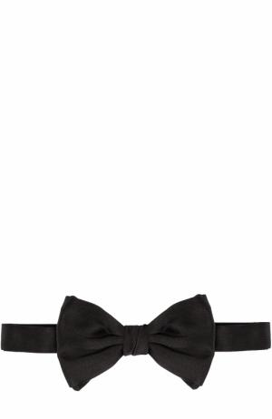 Шелковый галстук-бабочка Giorgio Armani. Цвет: черный