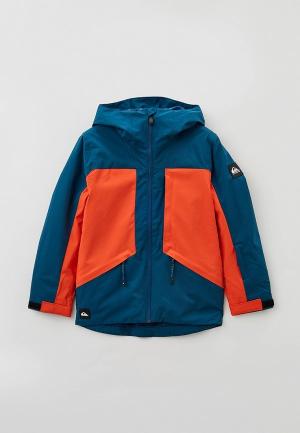 Куртка сноубордическая Quiksilver. Цвет: синий