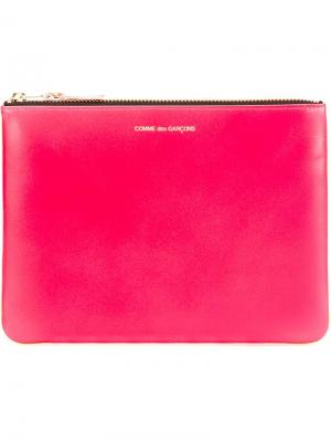 Клатч New Super Fluo Comme Des Garçons Wallet. Цвет: розовый и фиолетовый