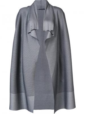 Пиджак каскадного кроя Issey Miyake. Цвет: серый