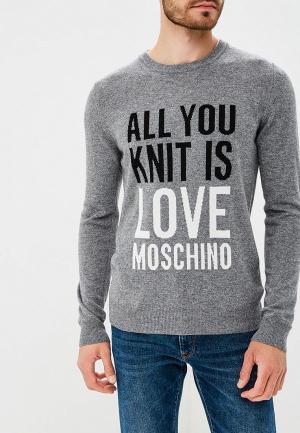 Джемпер Love Moschino. Цвет: серый