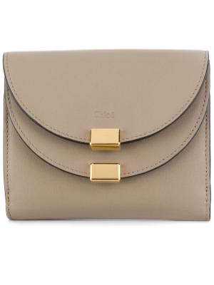 Georgia bifold wallet Chloé. Цвет: коричневый
