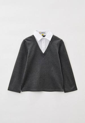 Пуловер Smena. Цвет: серый