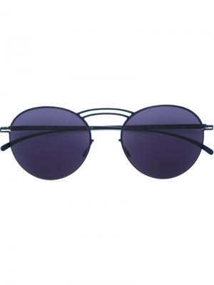 Солнцезащитные очки  x Maison Margiela MMESSE011 Mykita. Цвет: синий