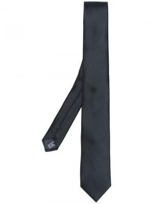 Классический атласный галстук Lanvin. Цвет: чёрный