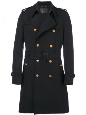 Двубортное пальто Dolce & Gabbana. Цвет: чёрный