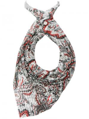 Chainmail scarf Paco Rabanne. Цвет: металлический