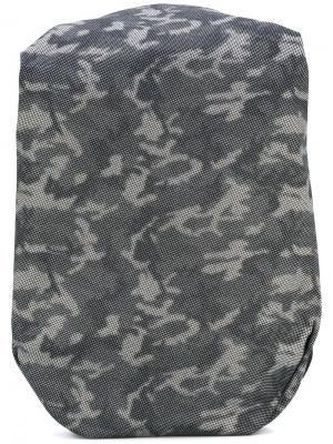Рюкзак с камуфляжным рисунком Côte&Ciel. Цвет: серый