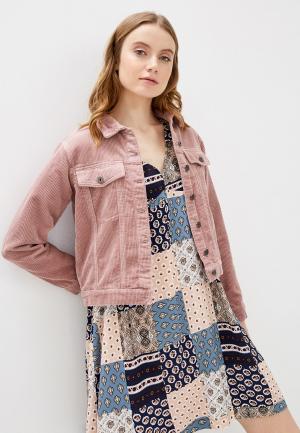 Куртка Jacqueline de Yong. Цвет: розовый