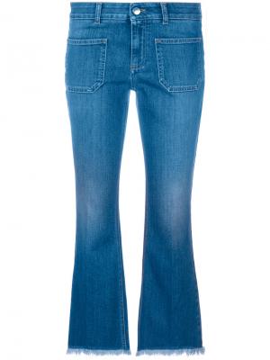 Укороченные джинсы Stella McCartney. Цвет: синий