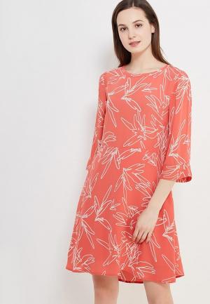 Платье Vila. Цвет: коралловый