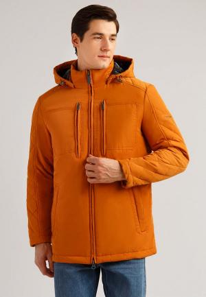 Куртка утепленная Finn Flare. Цвет: оранжевый
