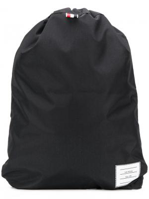 Рюкзак со шнурком Thom Browne. Цвет: чёрный