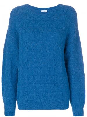 Классический приталенный свитер Closed. Цвет: синий