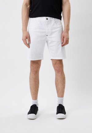 Шорты джинсовые Bikkembergs. Цвет: белый