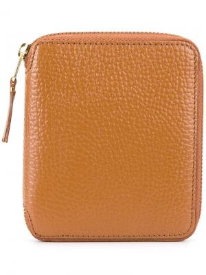 Бумажник с застежкой-молнией Comme Des Garçons Wallet. Цвет: коричневый