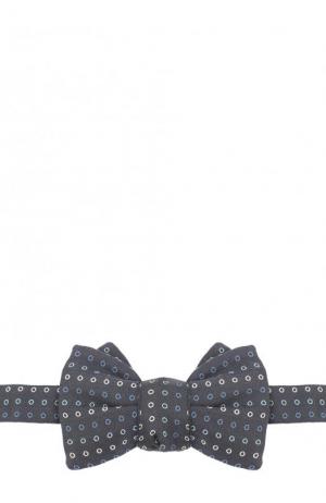 Шелковый галстук-бабочка Charvet. Цвет: темно-синий