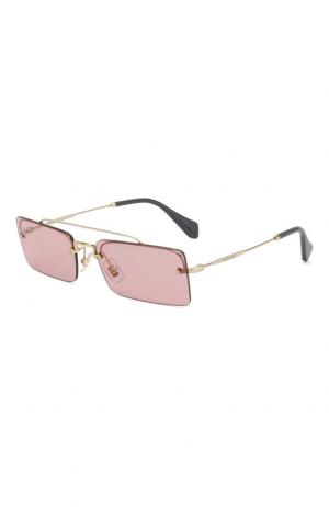 Солнцезащитные очки Miu. Цвет: розовый