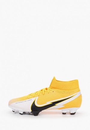 Бутсы Nike. Цвет: оранжевый