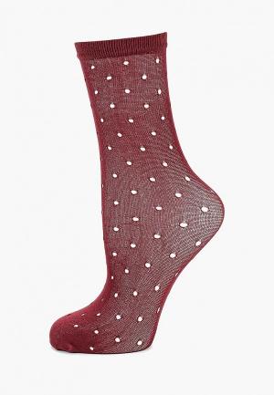 Носки Sisley. Цвет: бордовый