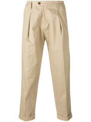Укороченные брюки со складками  Levis: Made & Crafted Levi's:. Цвет: телесный