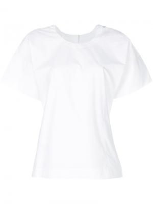 Поплиновая футболка  Sofie Dhoore D'hoore. Цвет: белый