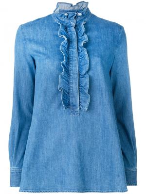 Джинсовая блузка Camicia Stella McCartney. Цвет: синий