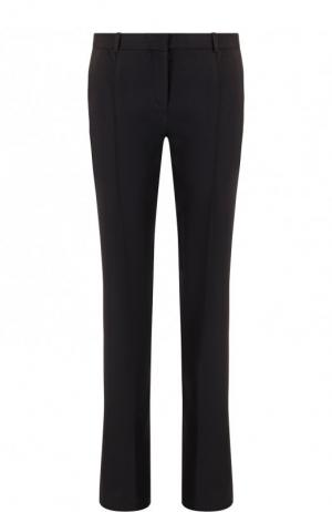 Однотонные расклешенные брюки со стрелками Versace. Цвет: черный