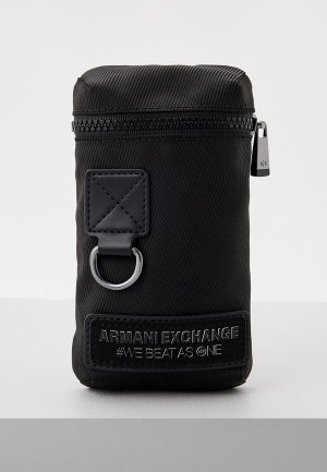 Сумка и кошелек Armani Exchange. Цвет: черный