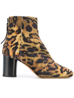 Ботинки с леопардовым принтом Isabel Marant. Цвет: многоцветный