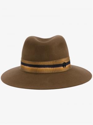 Шляпа-трилби Henrietta Maison Michel. Цвет: коричневый