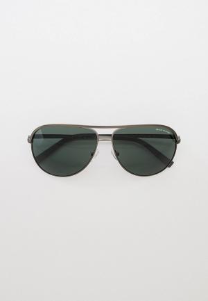 Очки солнцезащитные Armani Exchange. Цвет: серебряный