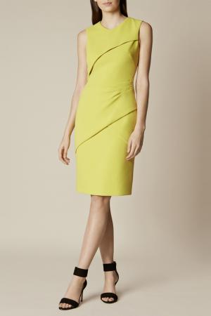 Платье Karen Millen. Цвет: желтый